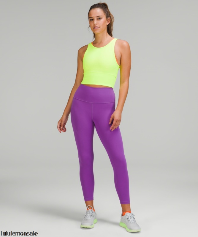 Lululemon Damen DELULU058 | Lululemon Deutschland Moonlit Magenta Wunder Train Hohe Strumpfhose Mit Taschen 25